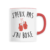 Mug J'peux pas j'ai boxe 