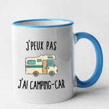 Mug J'peux pas j'ai camping-car Bleu