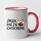 Mug J'peux pas j'ai catéchisme Rouge