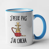 Mug J'peux pas j'ai chicha Bleu