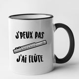 Mug J'peux pas j'ai flûte Noir