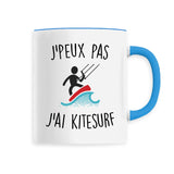 Mug J'peux pas j'ai kitesurf 