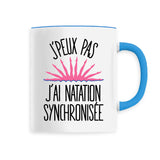 Mug J'peux pas j'ai natation synchronisée 