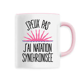 Mug J'peux pas j'ai natation synchronisée 