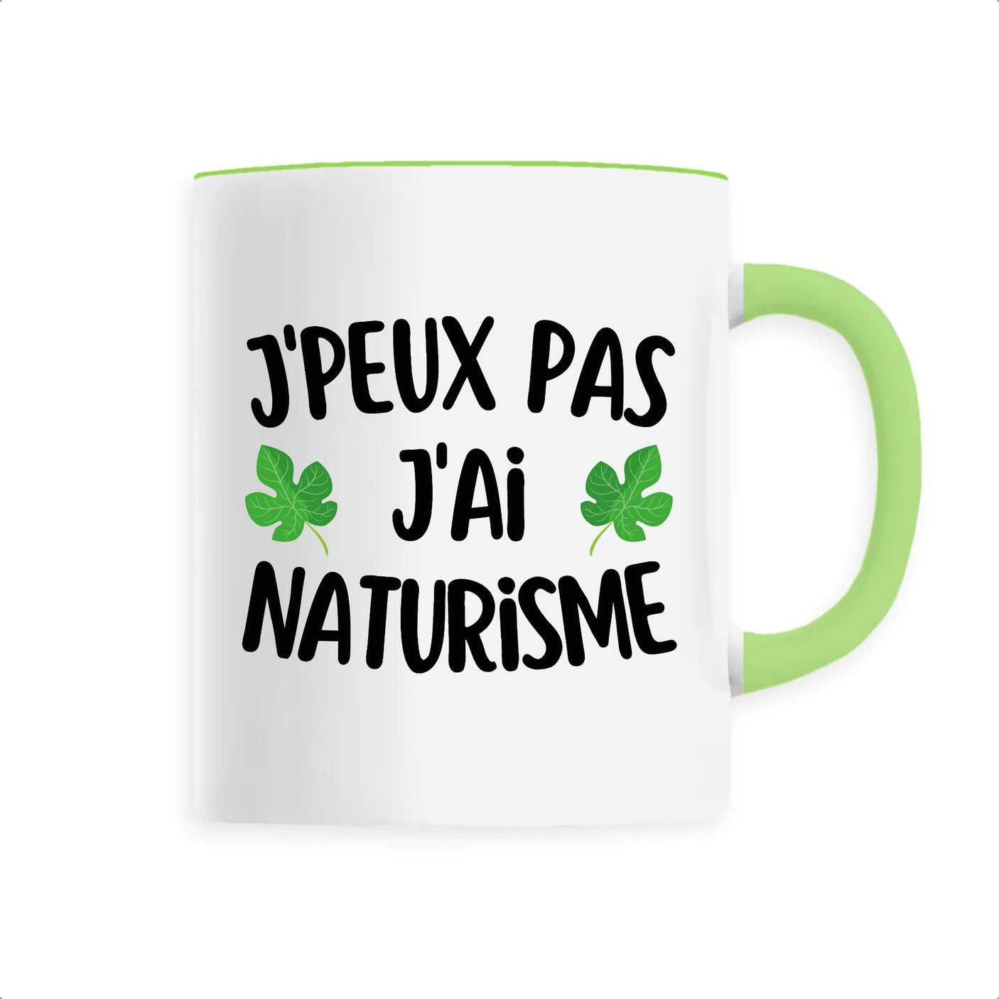 Mug J'peux pas j'ai naturisme 