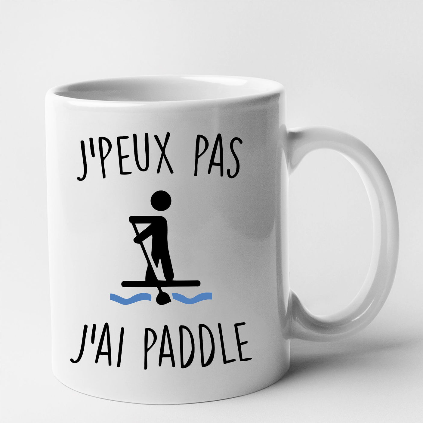 Mug J'peux pas j'ai paddle Blanc