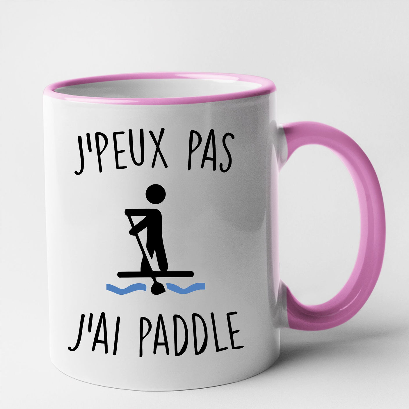 Mug J'peux pas j'ai paddle Rose