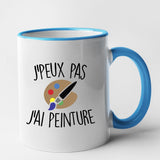 Mug J'peux pas j'ai peinture Bleu