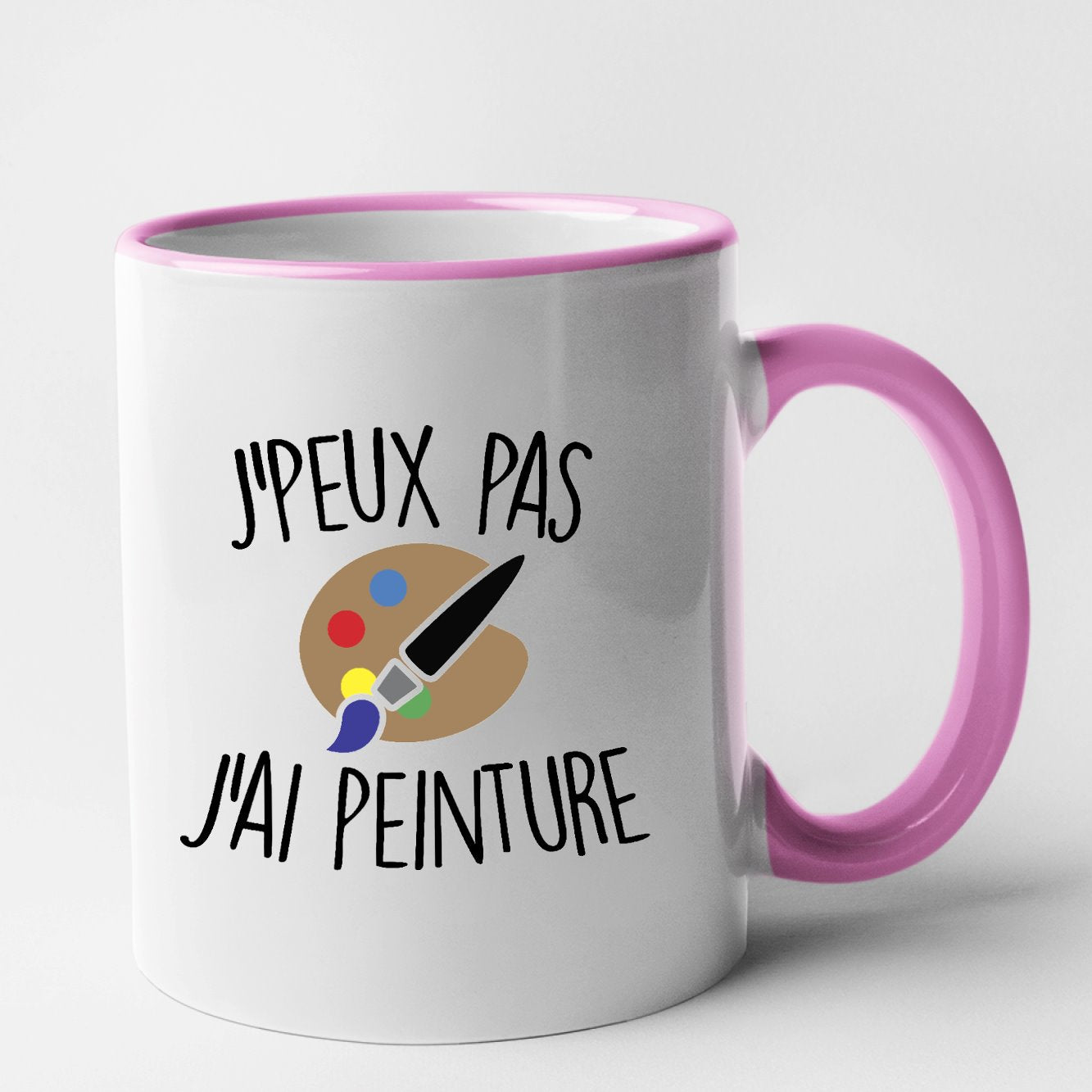 Mug J'peux pas j'ai peinture Rose