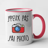 Mug J'peux pas j'ai photo Rouge