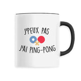 Mug J'peux pas j'ai ping-pong 