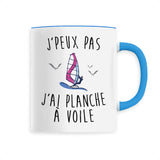 Mug J'peux pas j'ai planche à voile 