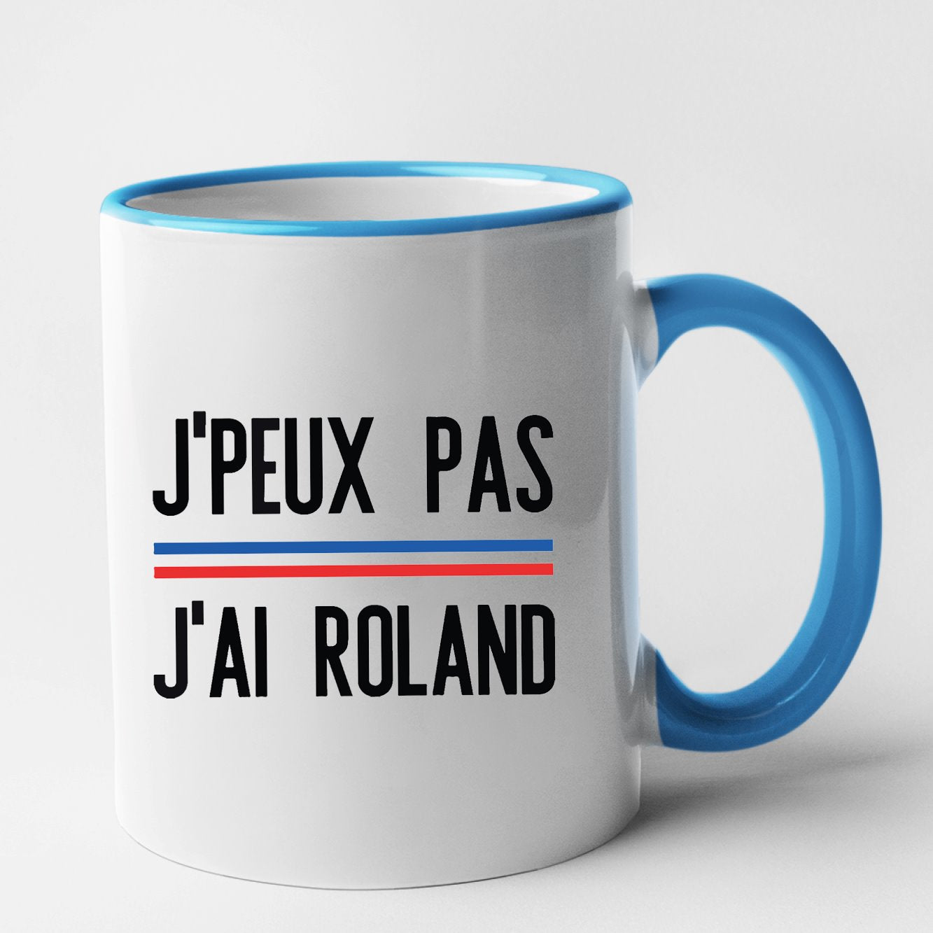 Mug J'peux pas j'ai Roland Bleu