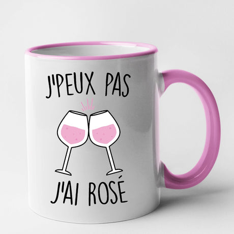 Mug J'peux pas j'ai rosé Rose