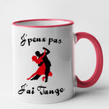 Mug J'peux pas j'ai tango Rouge