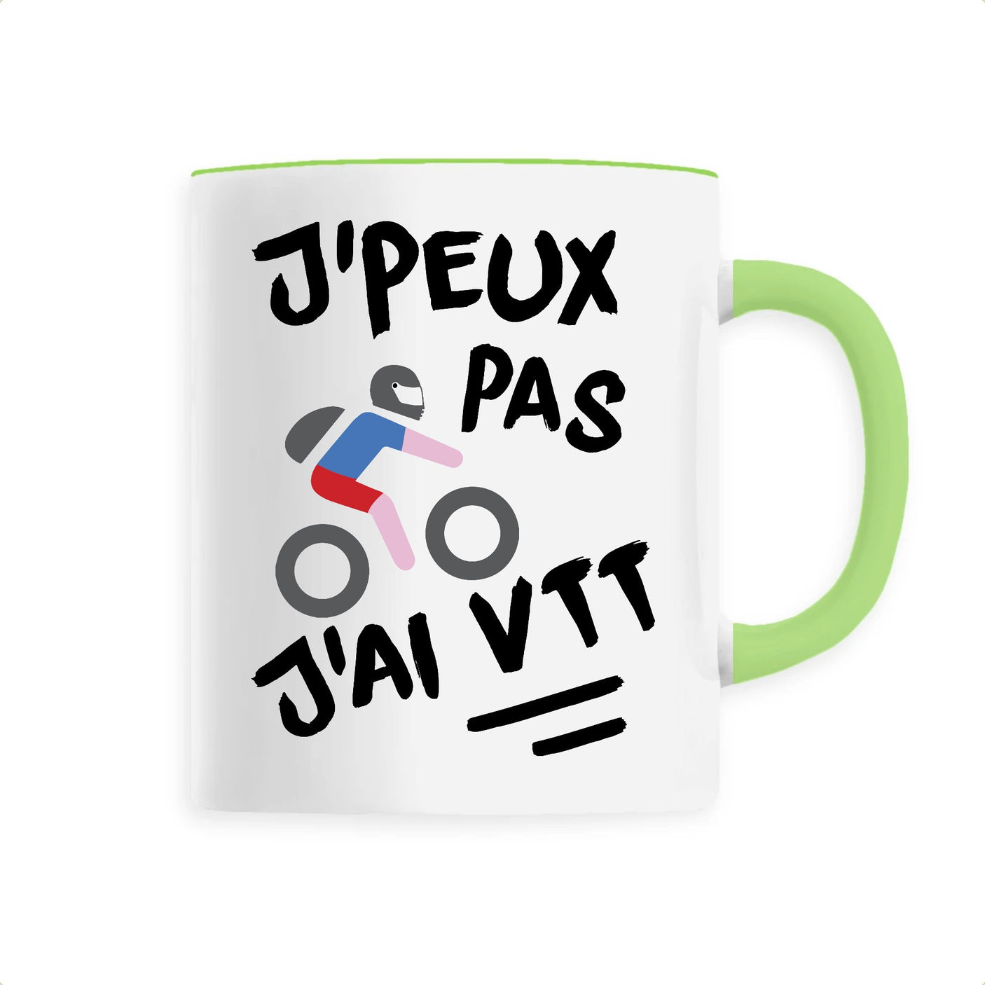 Mug J'peux pas j'ai VTT 