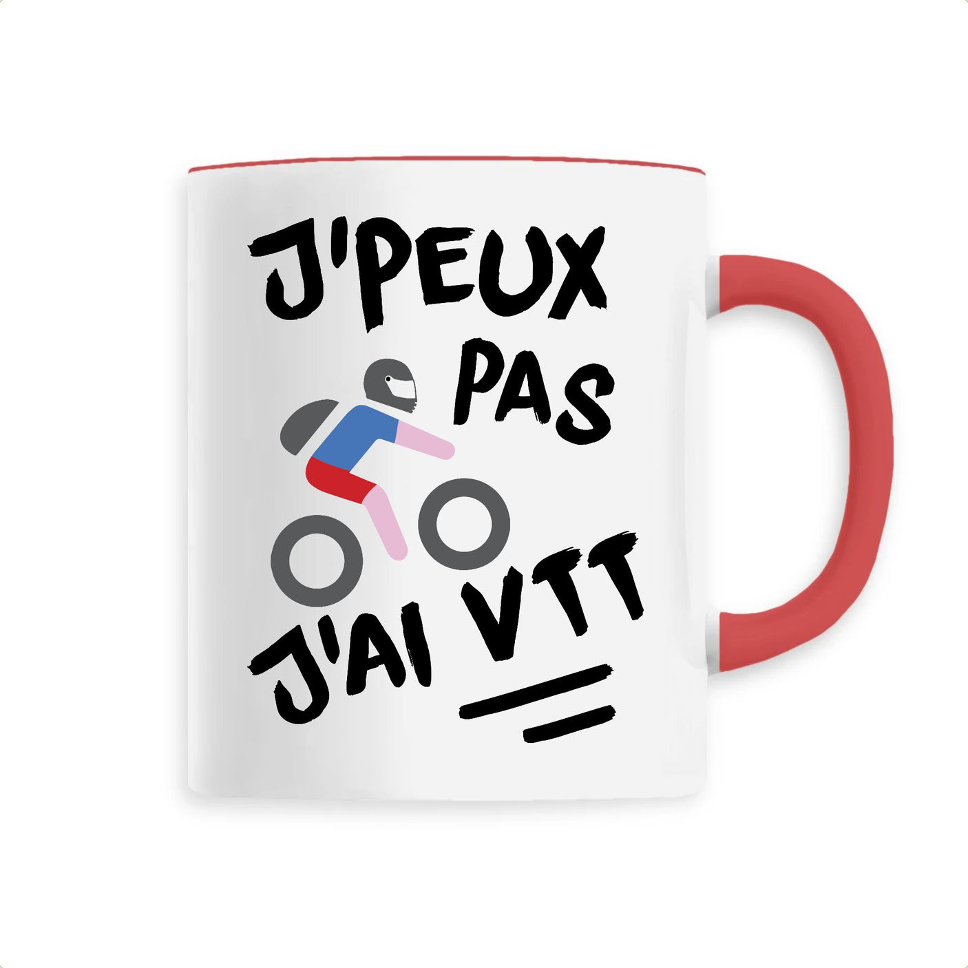 Mug J'peux pas j'ai VTT 