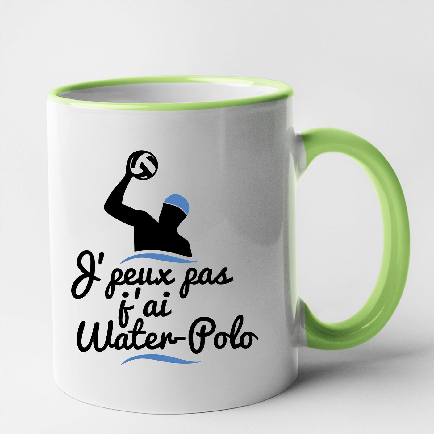 Mug J'peux pas j'ai water-polo Vert