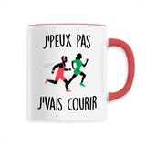 Mug J'peux pas j'vais courir 