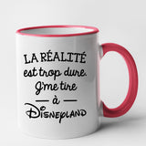 Mug La réalité est trop dure Rouge