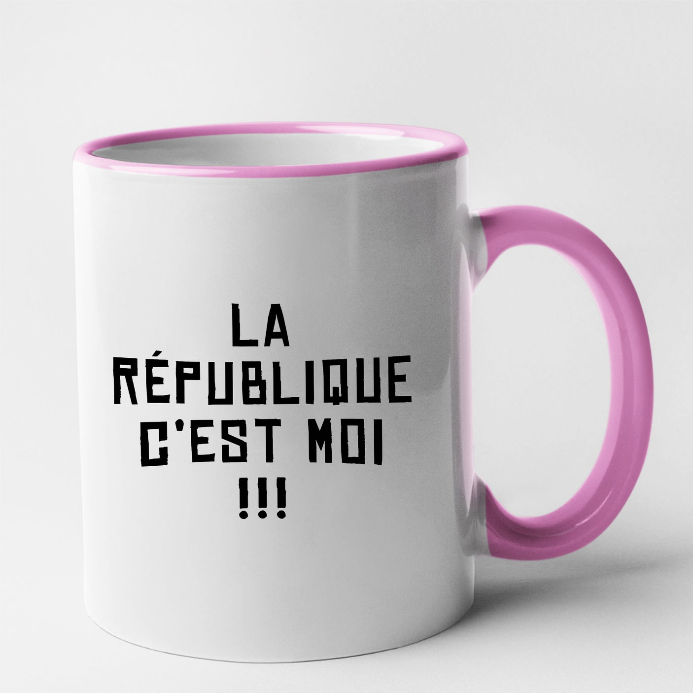 Mug La république c'est moi Rose