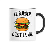 Mug Le burger c'est la vie 