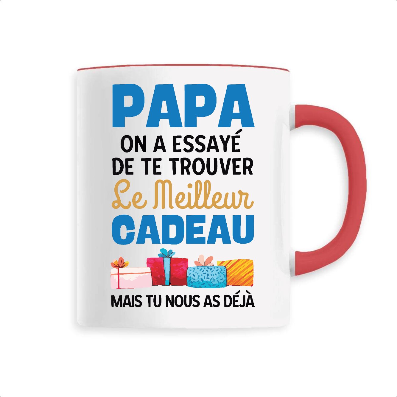Cadeau pour papa  Idée cadeau mug prénom meilleur papa