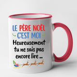 Mug Le Père Noël c'est moi Rouge