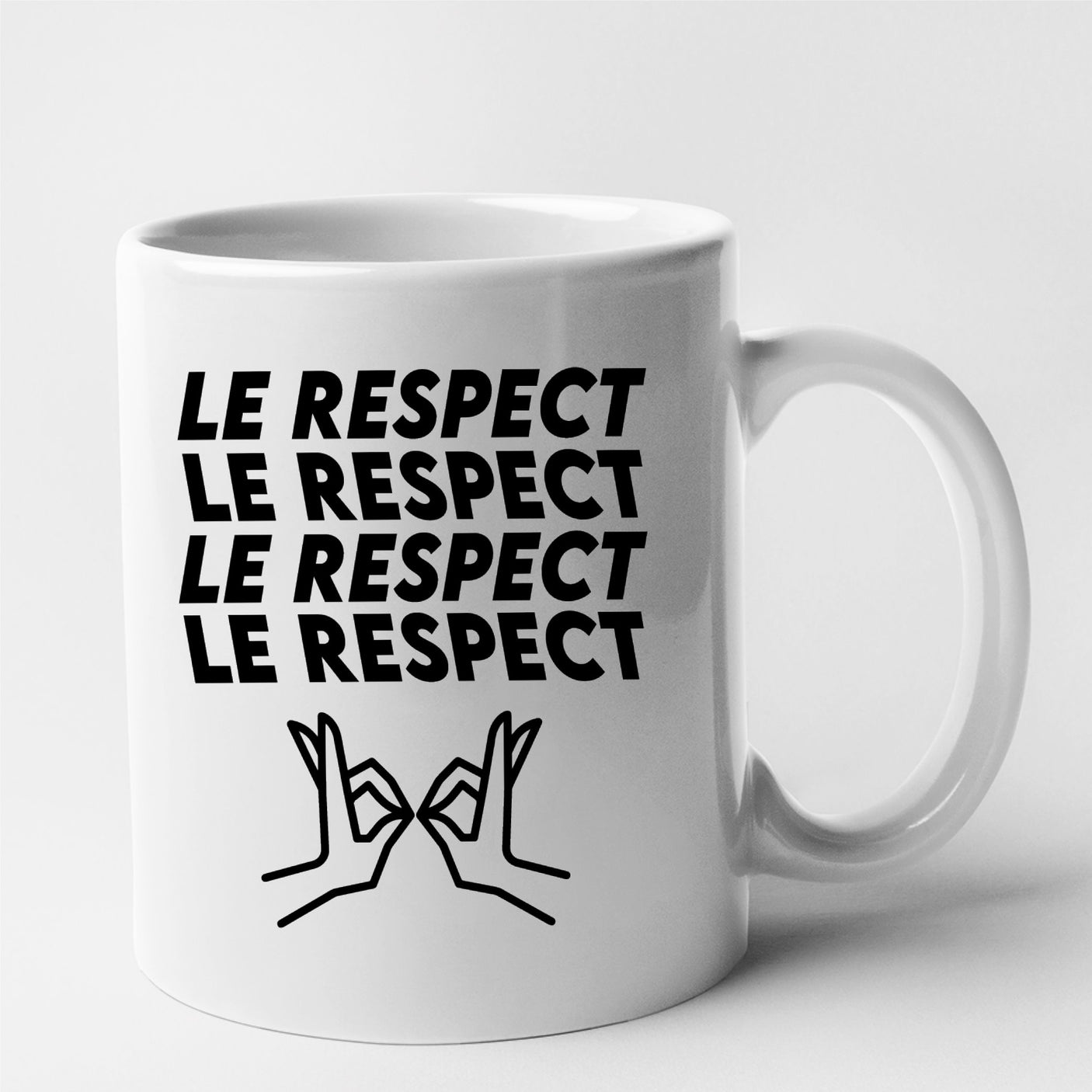 Mug Le respect Blanc