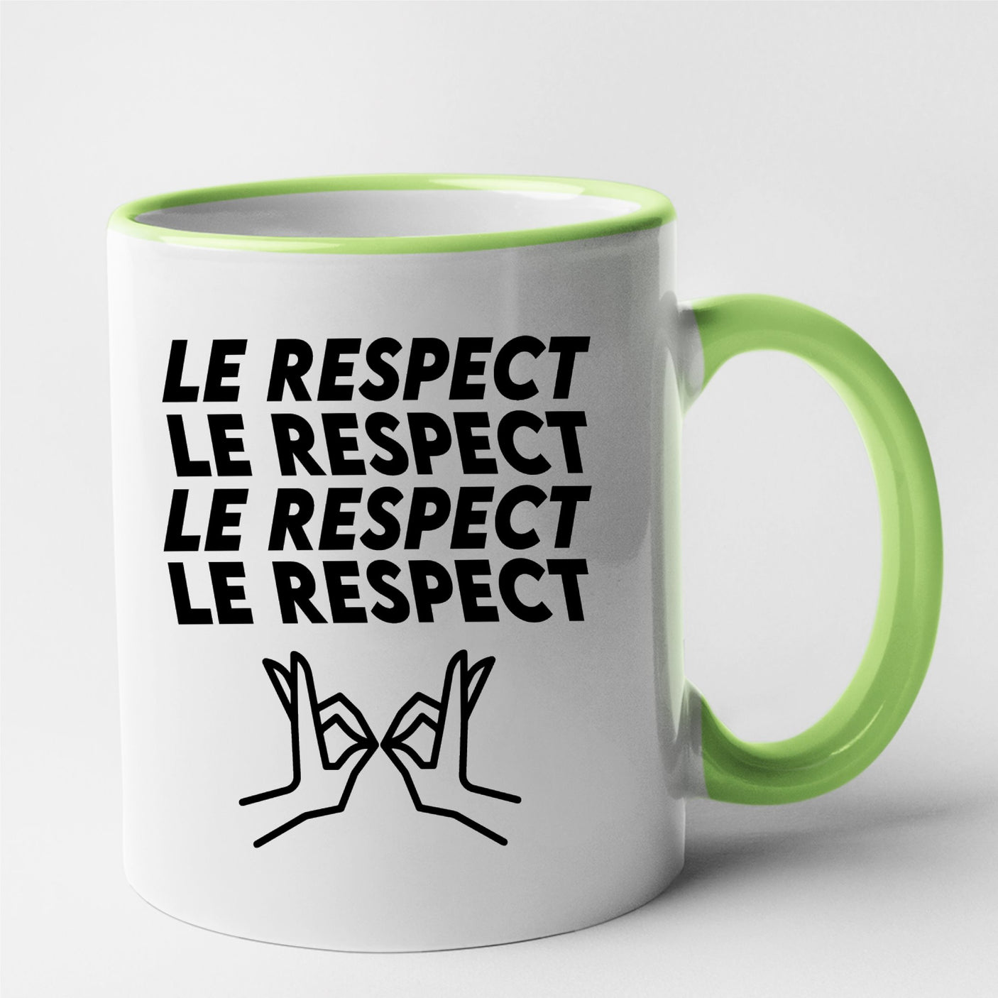 Mug Le respect Vert