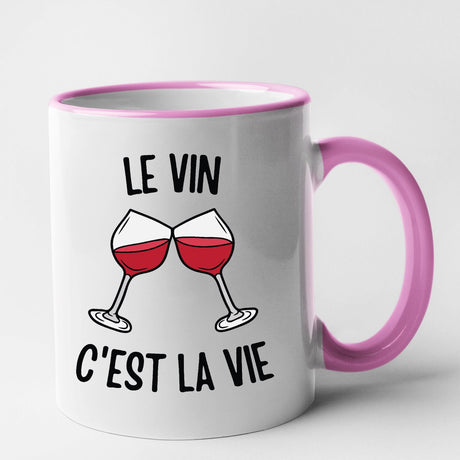 Mug Le vin c'est la vie Rose