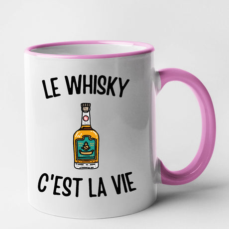 Mug Le whisky c'est la vie Rose