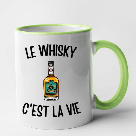 Mug Le whisky c'est la vie Vert