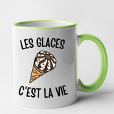 Mug Les glaces c'est la vie Vert