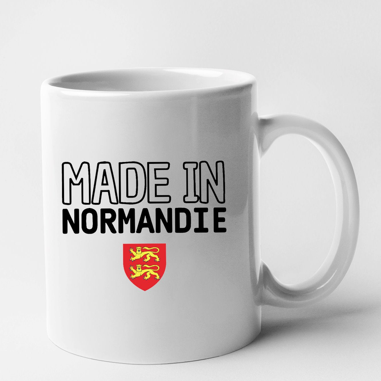 Mug Made in Normandie Blanc