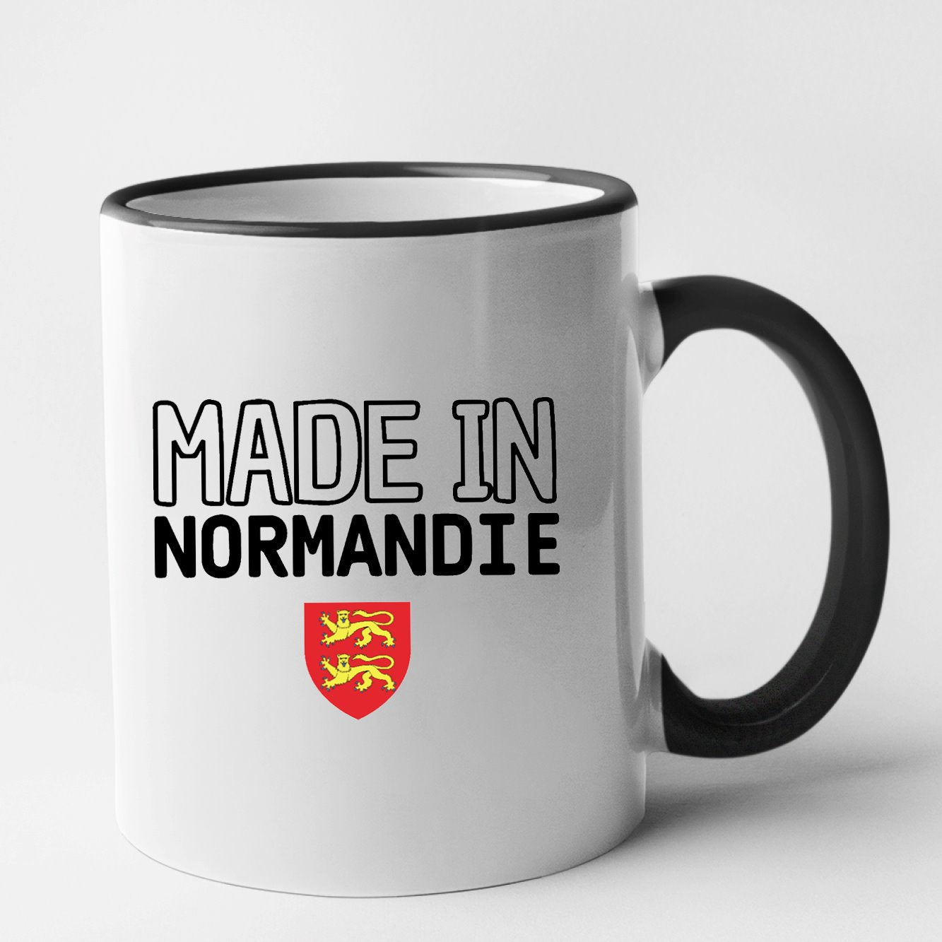 Mug Made in Normandie Noir