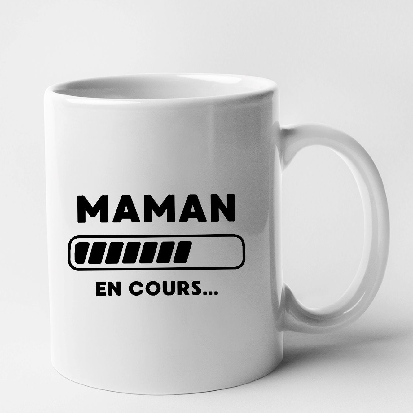 Mug Maman en cours Blanc