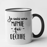 Mug Mamie qui déchire Noir