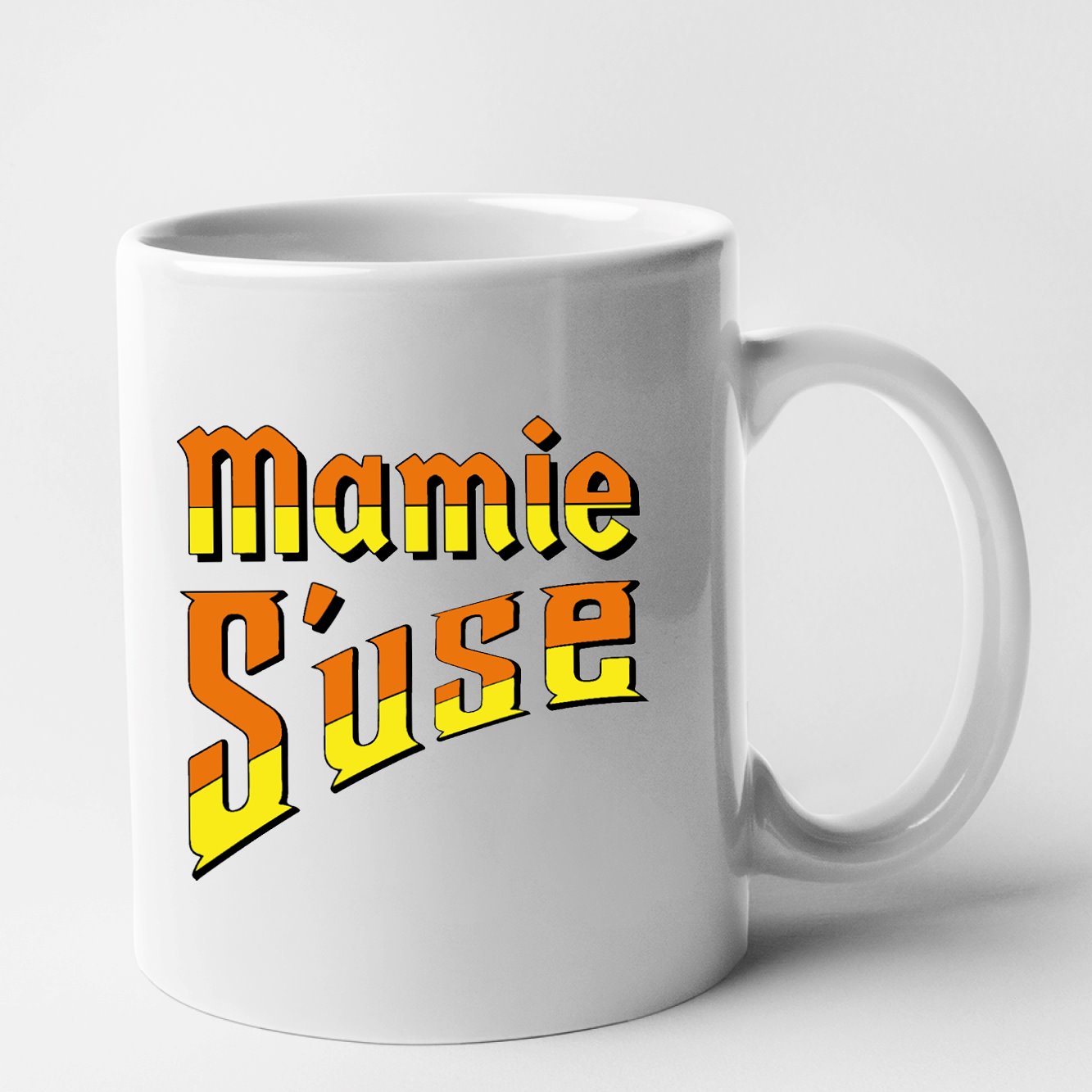 Mug Mamie s'use Blanc