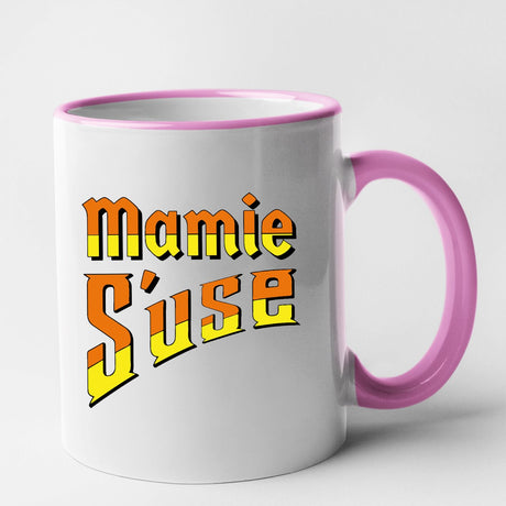 Mug Mamie s'use Rose
