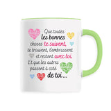 Mug Message motivant Les bonnes choses 