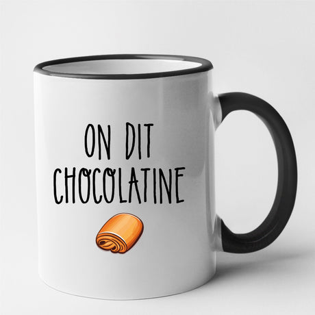 Mug On dit chocolatine Noir