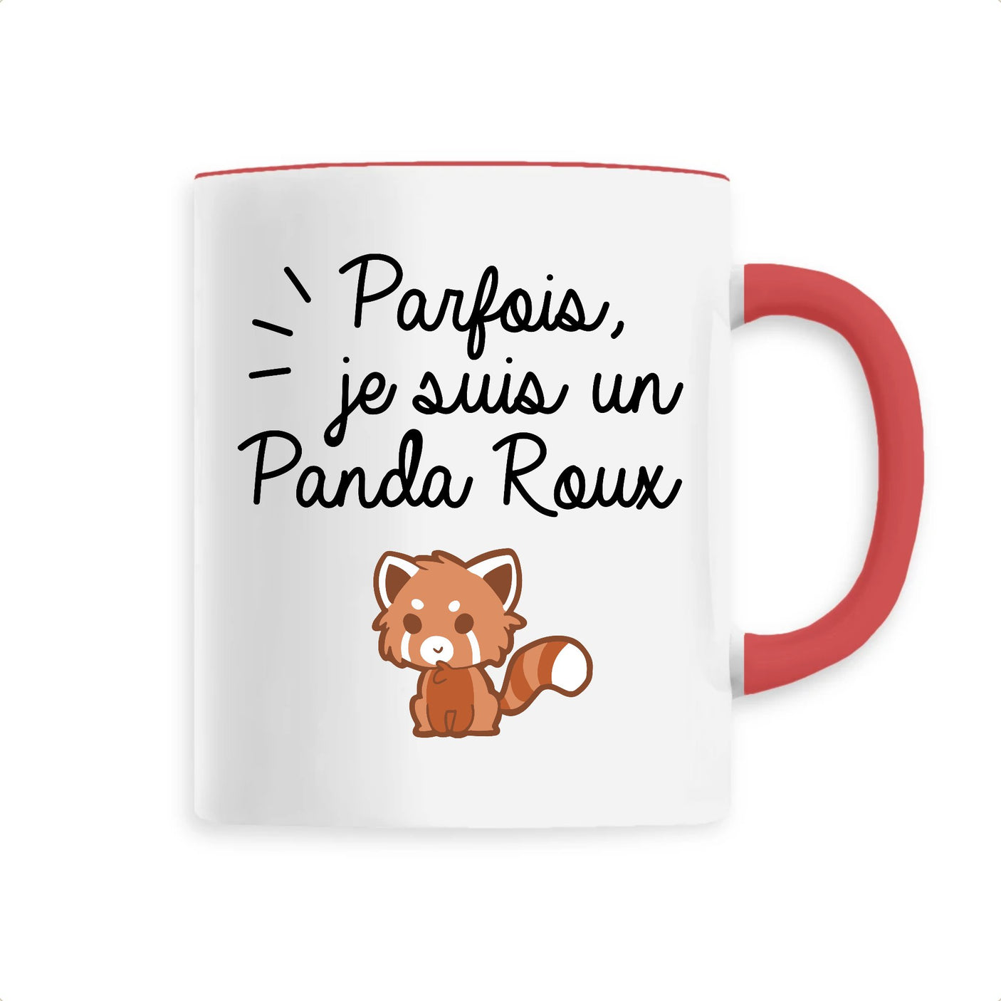 Mug Panda roux 