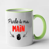 Mug Parle à ma main Vert