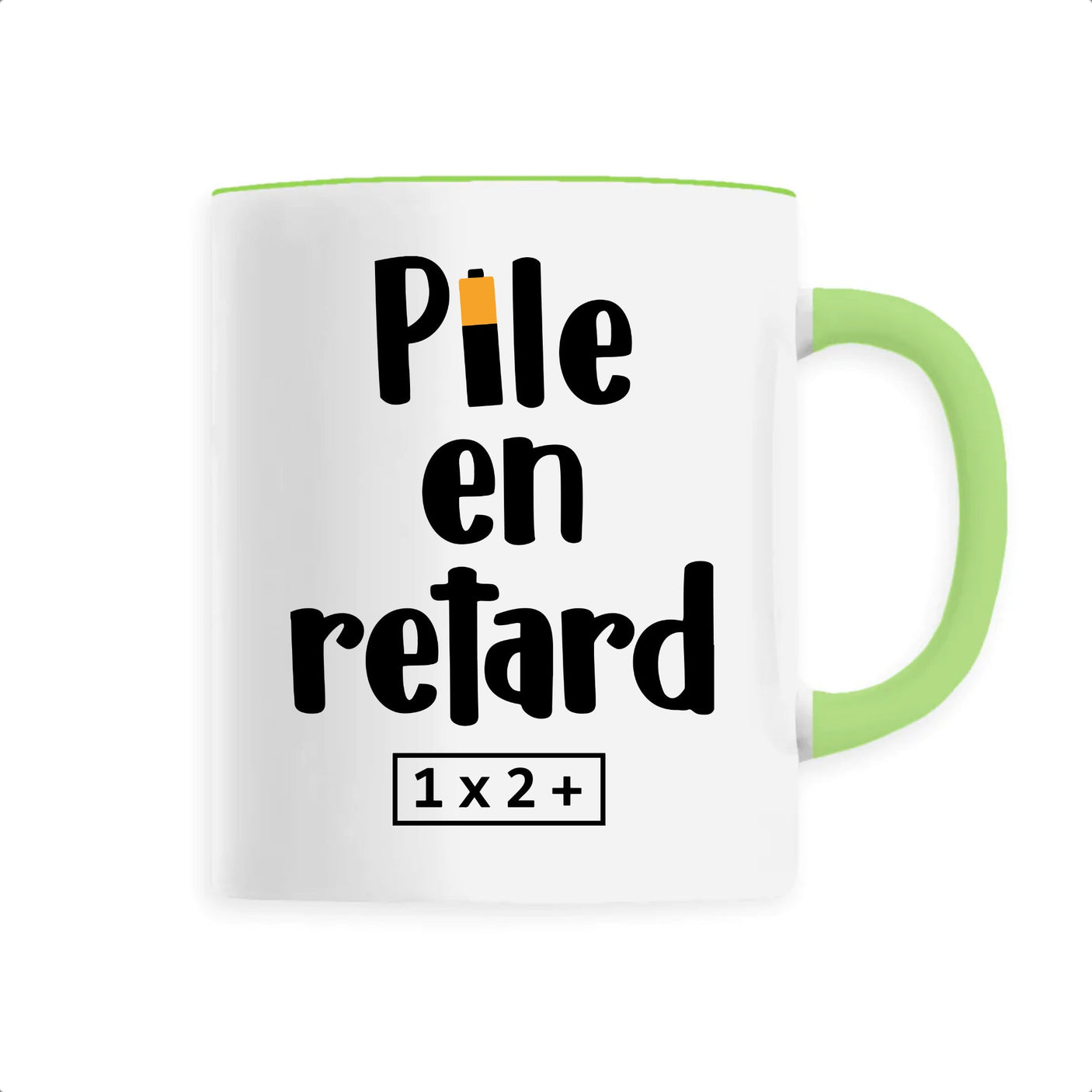 Mug Pile en retard 