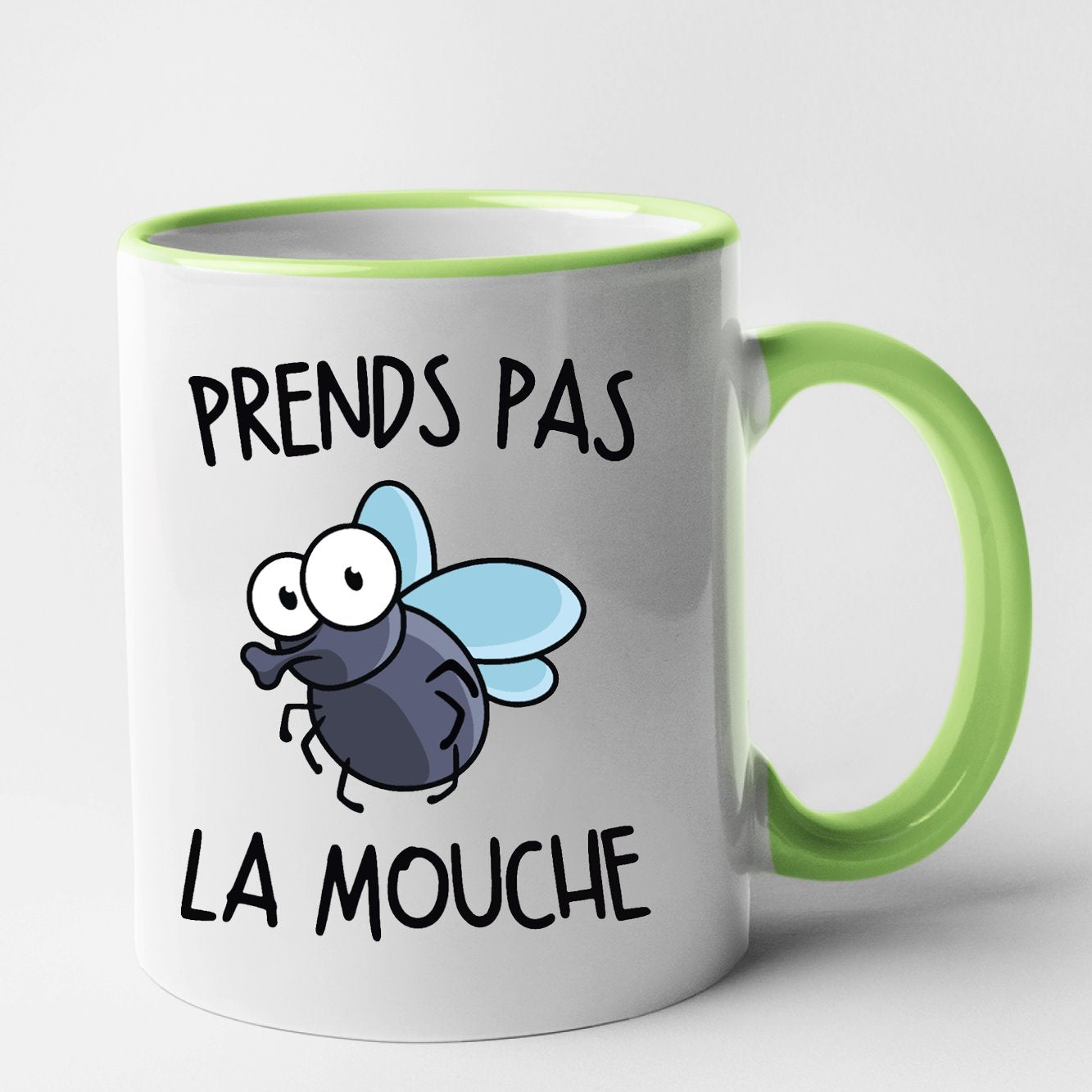 Mug Prends pas la mouche Vert