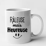 Mug Râleuse mais heureuse Blanc