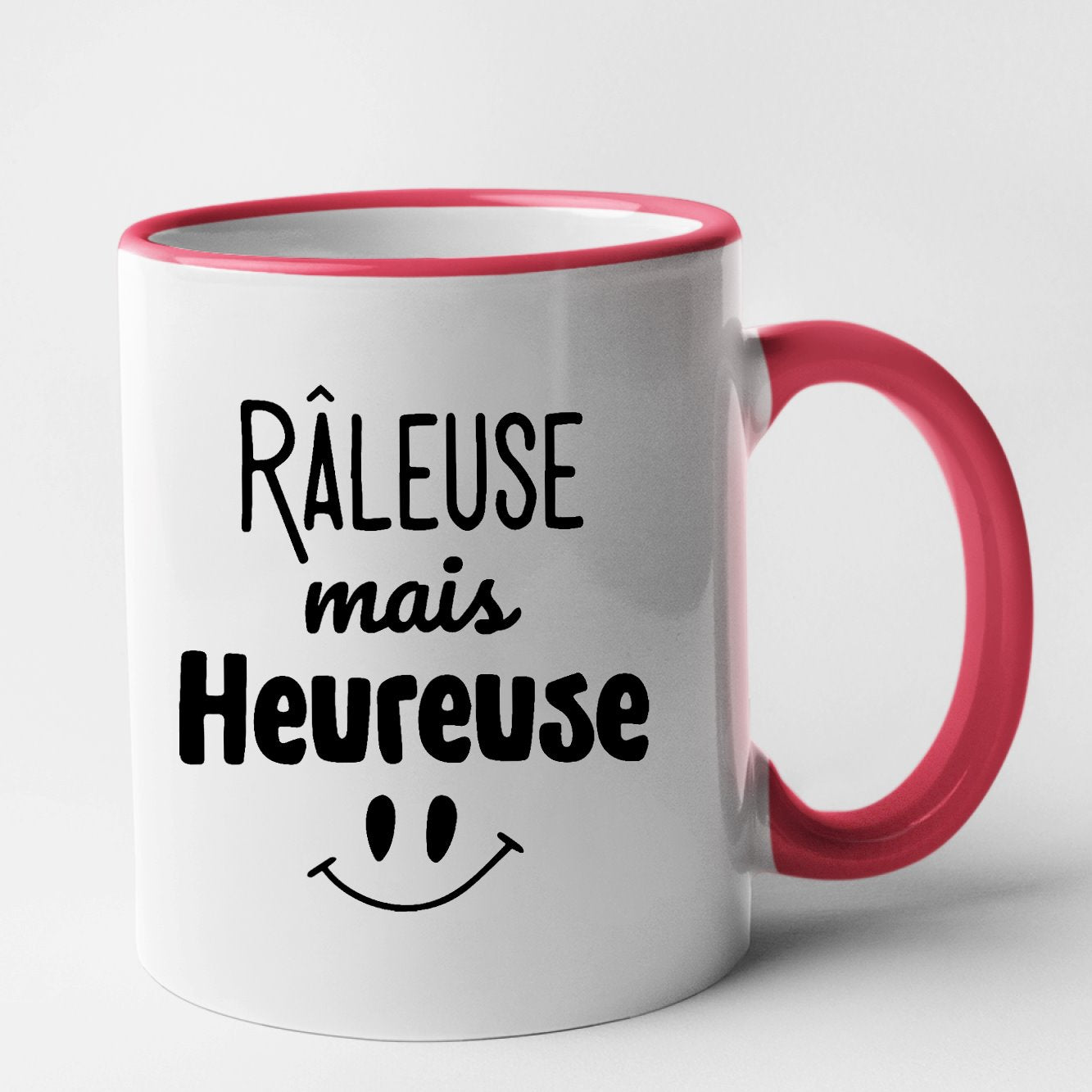 Mug Râleuse mais heureuse Rouge