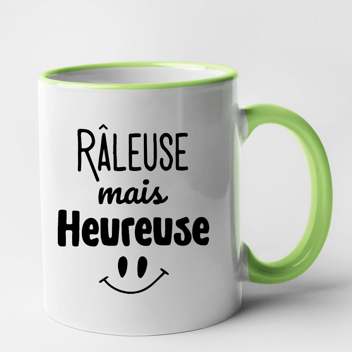 Mug Râleuse mais heureuse Vert