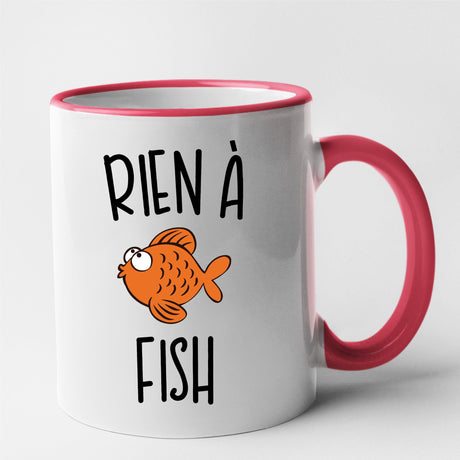 Mug Rien à fish Rouge